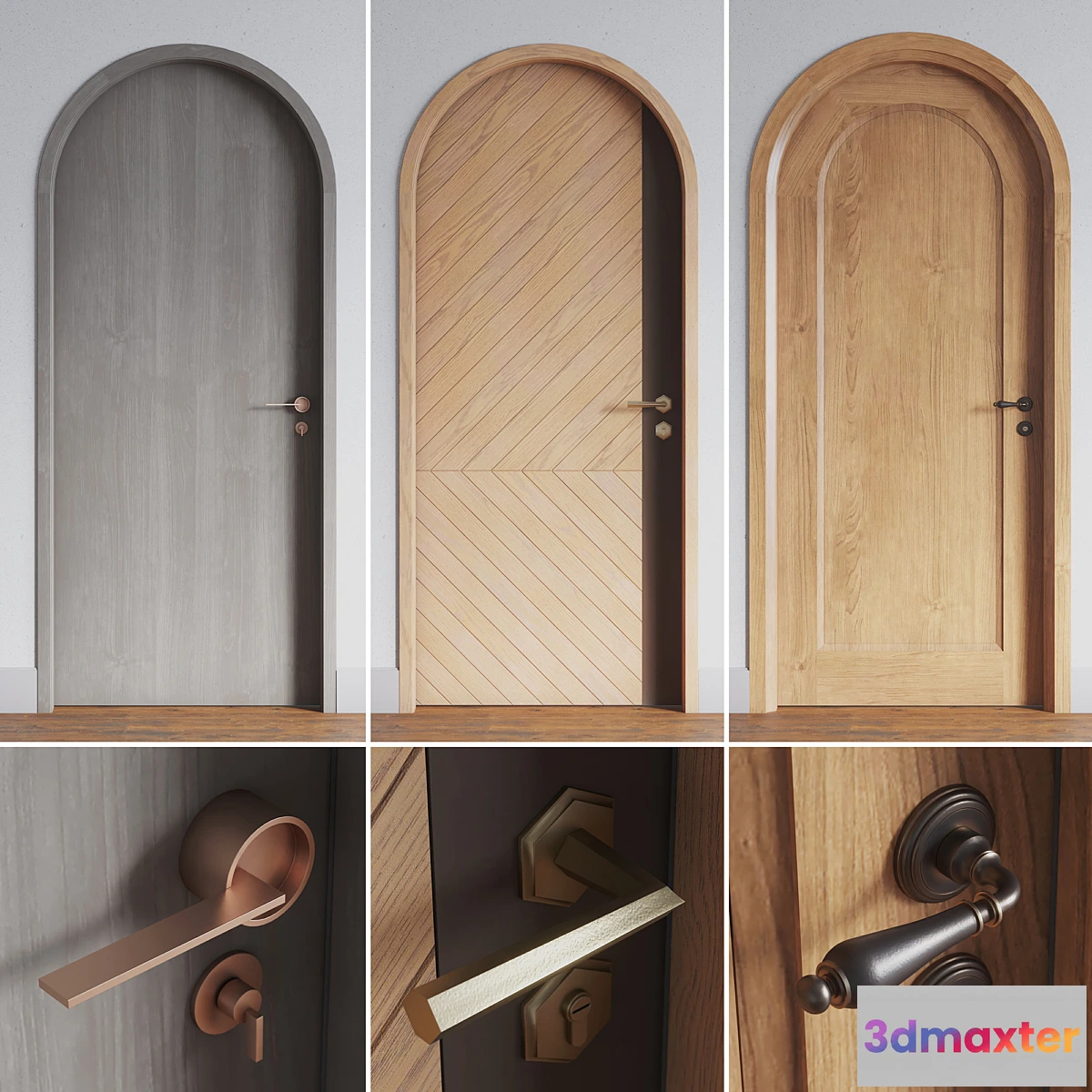 1293717 - Doors 3 (3 models) 3D Max