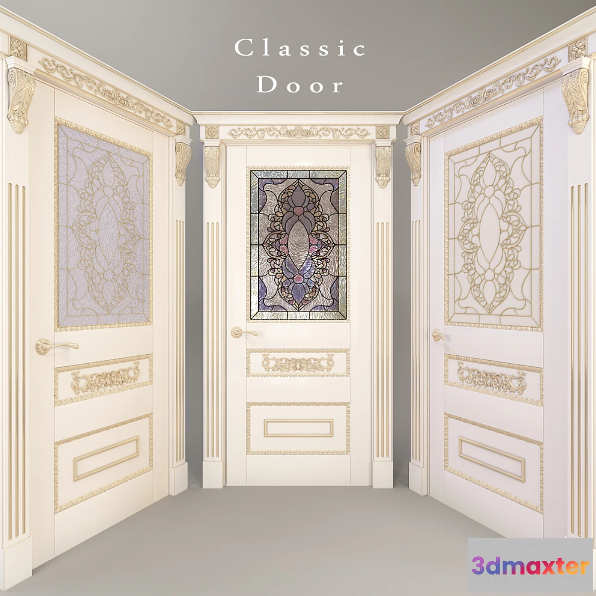 1296008 - Door_Classic - No.4 3D Max