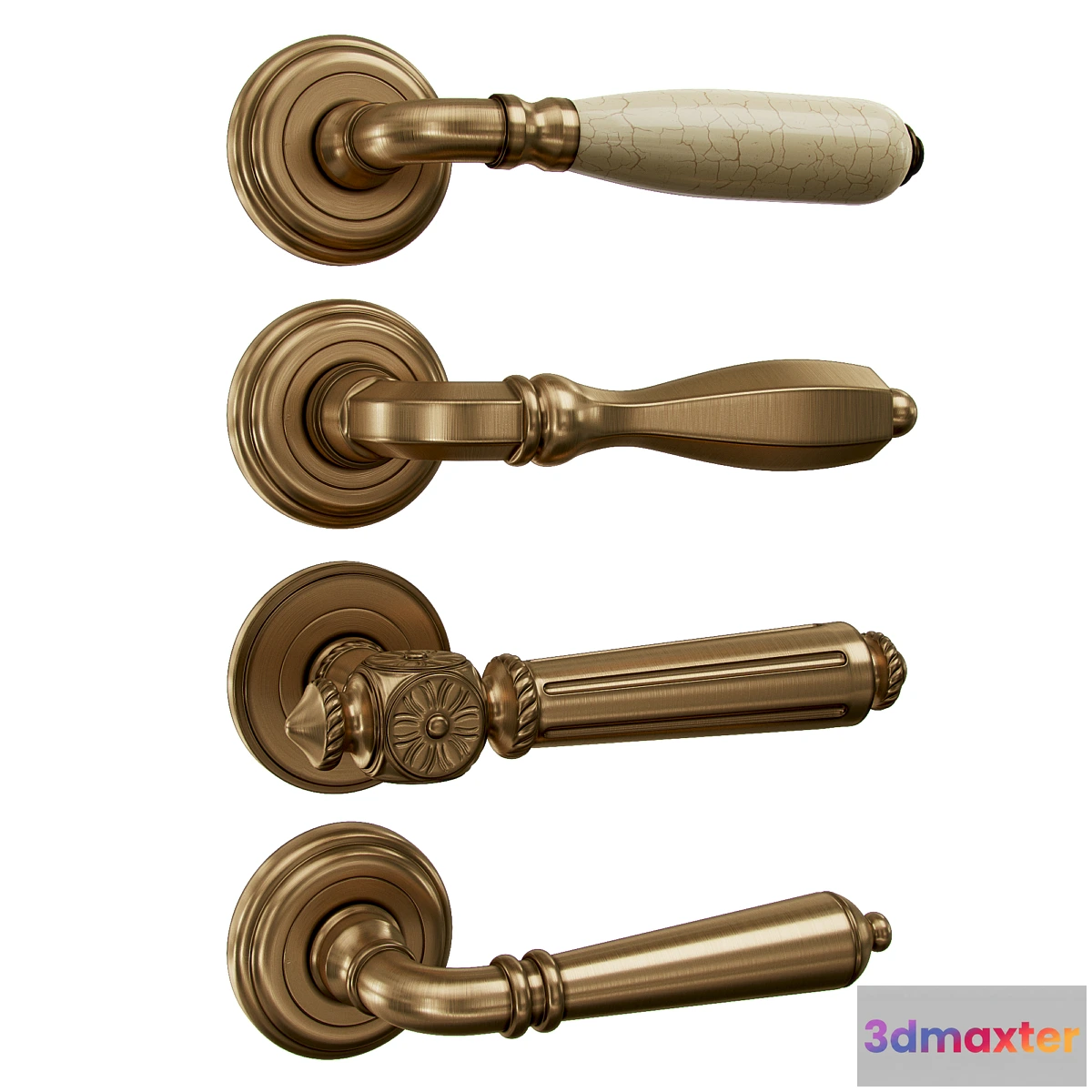 1298041 - Door handles Rossi 3D Max