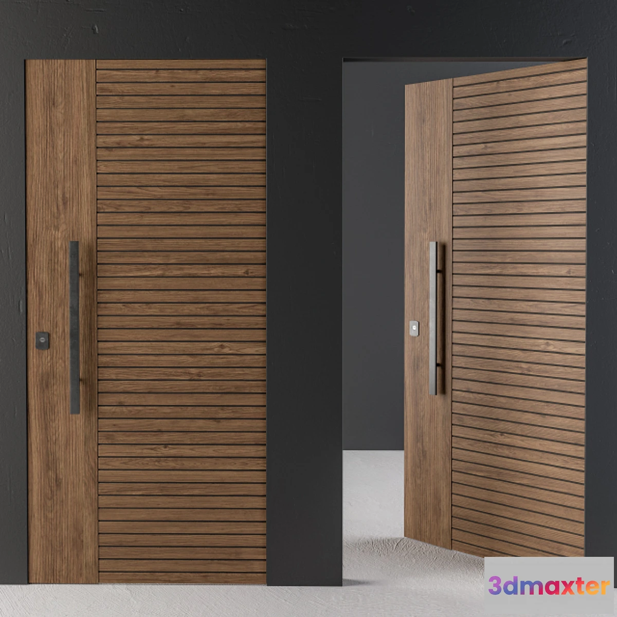 1298785 - Frameless Door-2Type Minimal 3D Max