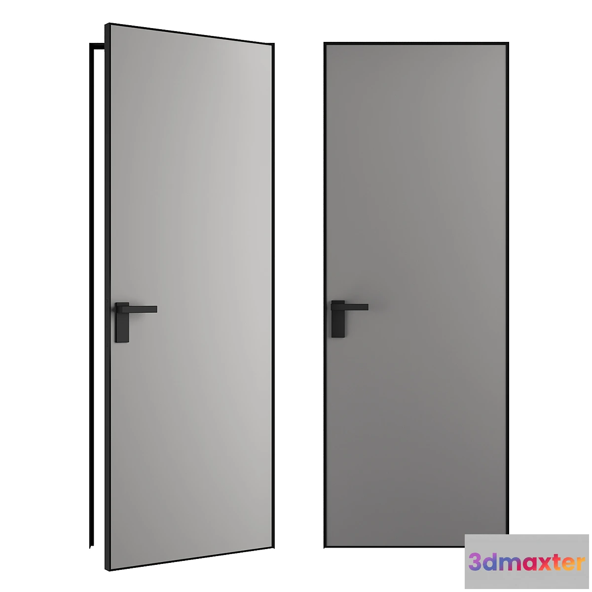 1301069 - PROFILDOORS Interior doors for painting INVISIBLE 3D Max