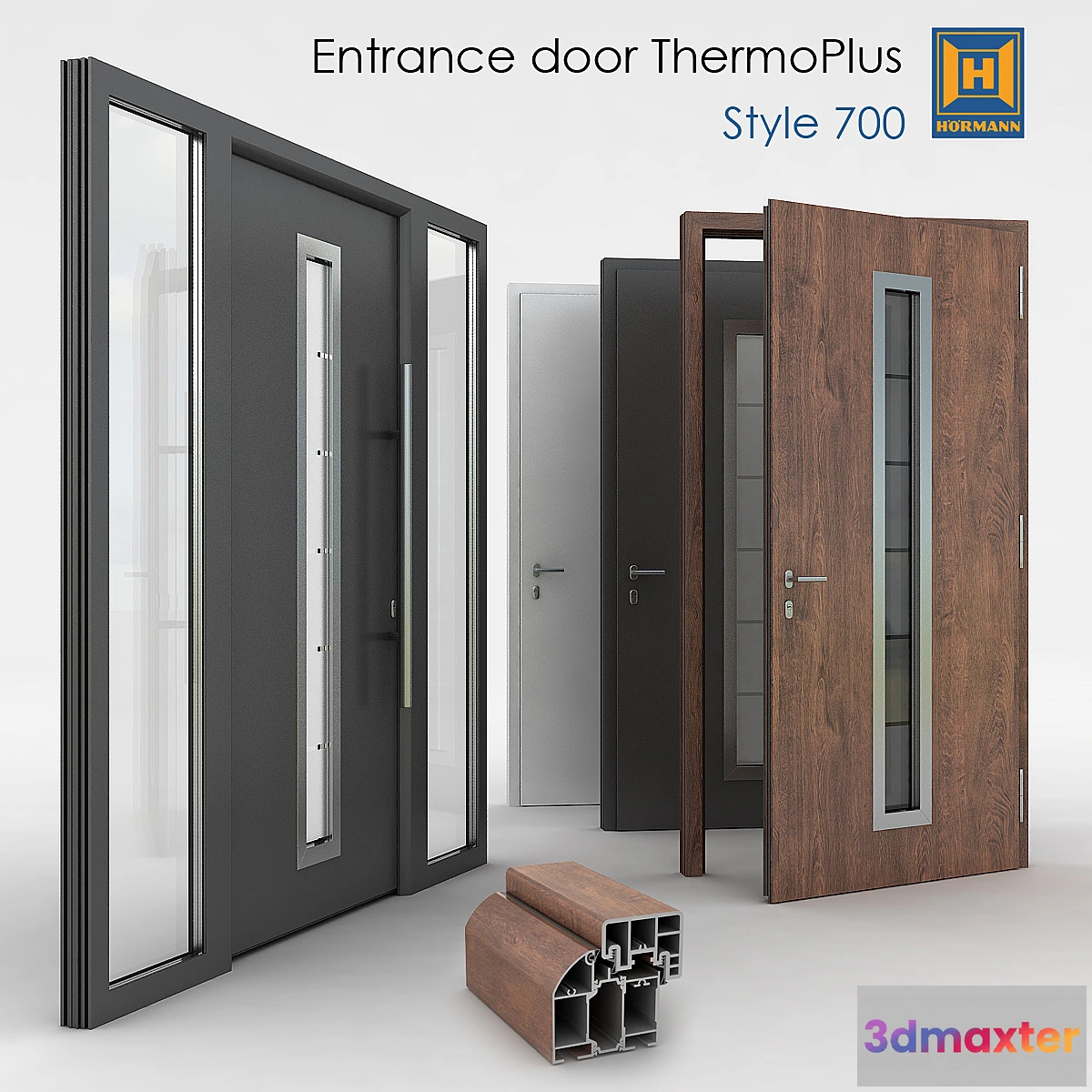 1304902 - Entrance_door_Hormann_s700 3D Max
