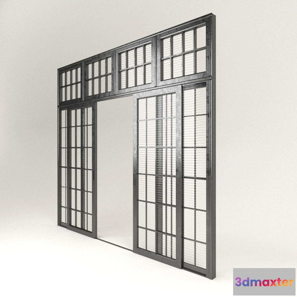 1307957 - Industrial iron door 3D Max