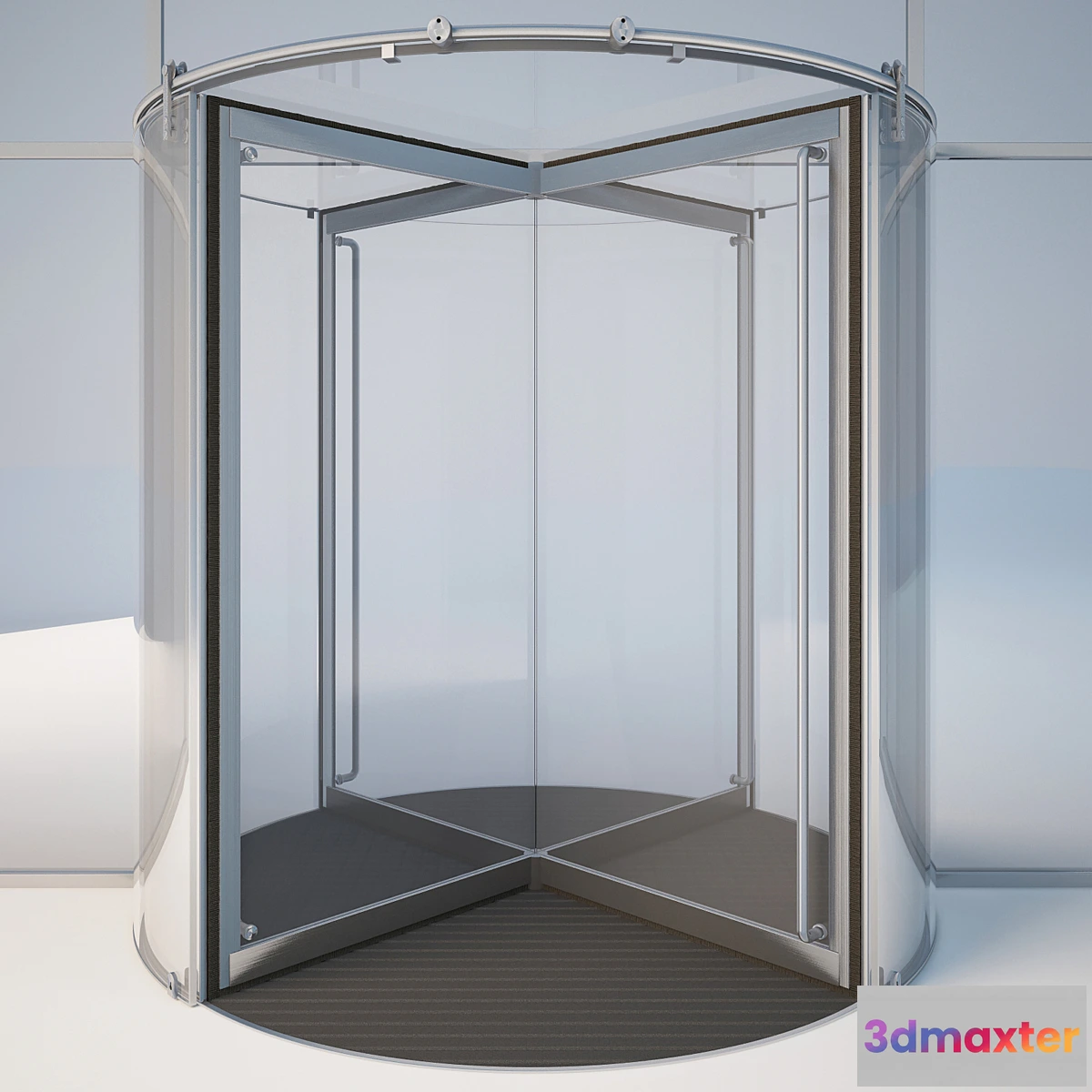 1308116 - Revolving door Dorma KTV atrium 3D Max
