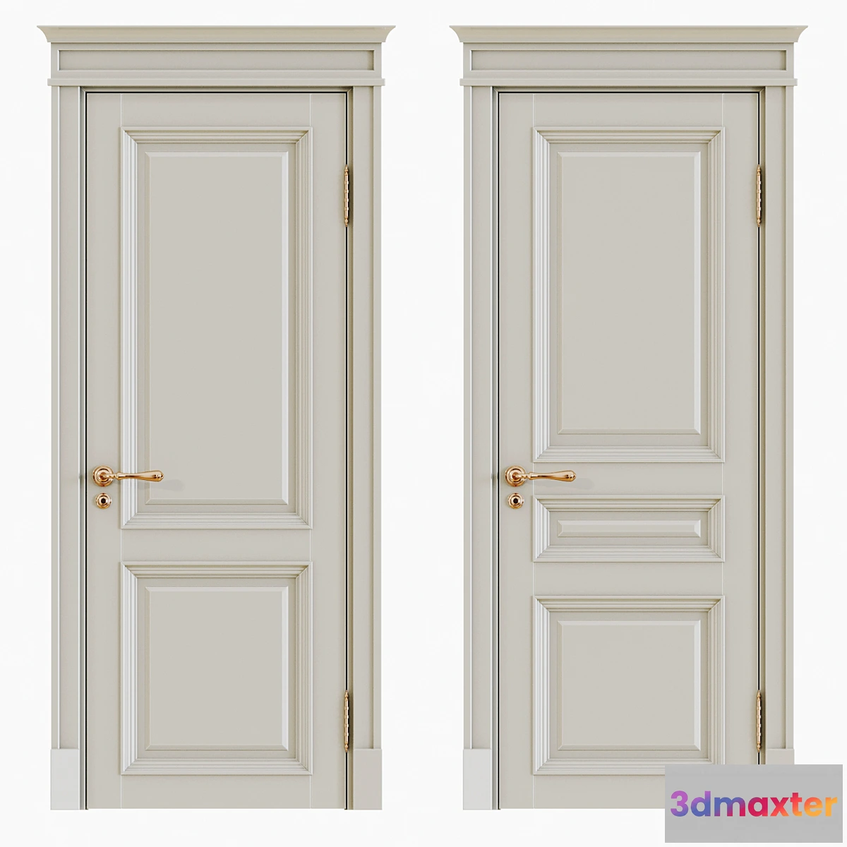 1312735 - Classic interior doors - No.3 3D Max