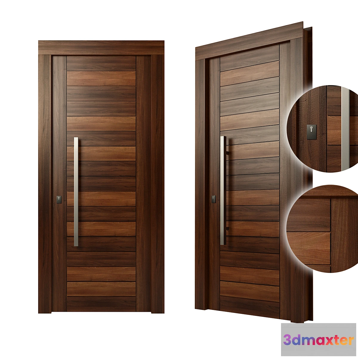 1313531 - Modern wood door - No.2 3D Max