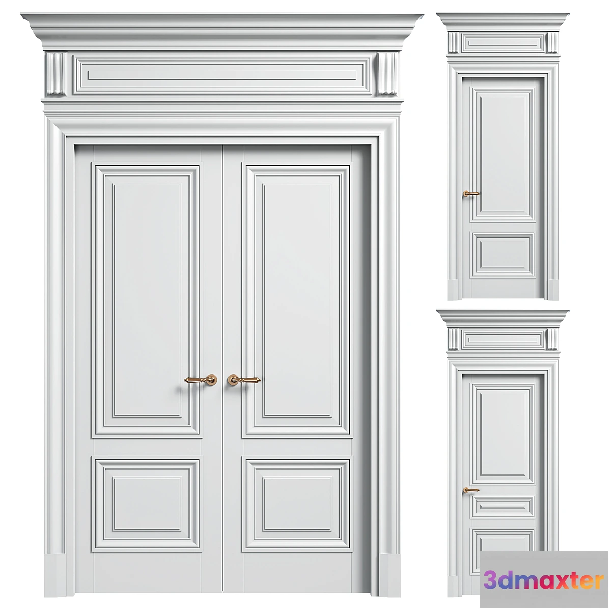 1313844 - Volhovec doors ANTIQUE - No.5 3D Max