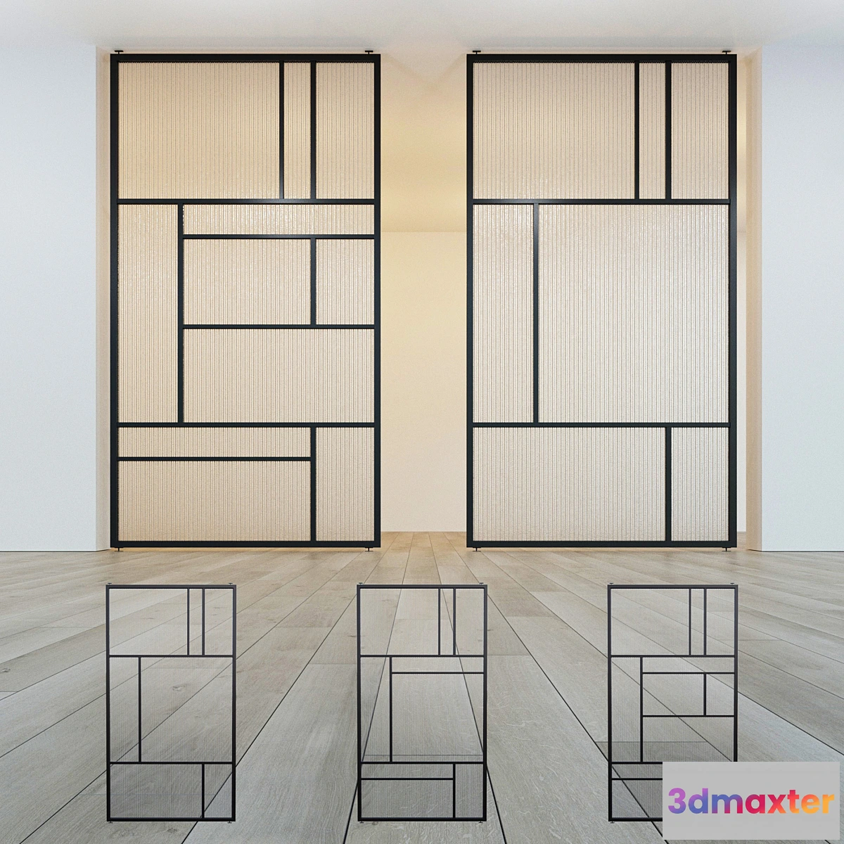 1315105 - Glass partition door 27 - No.2 3D Max