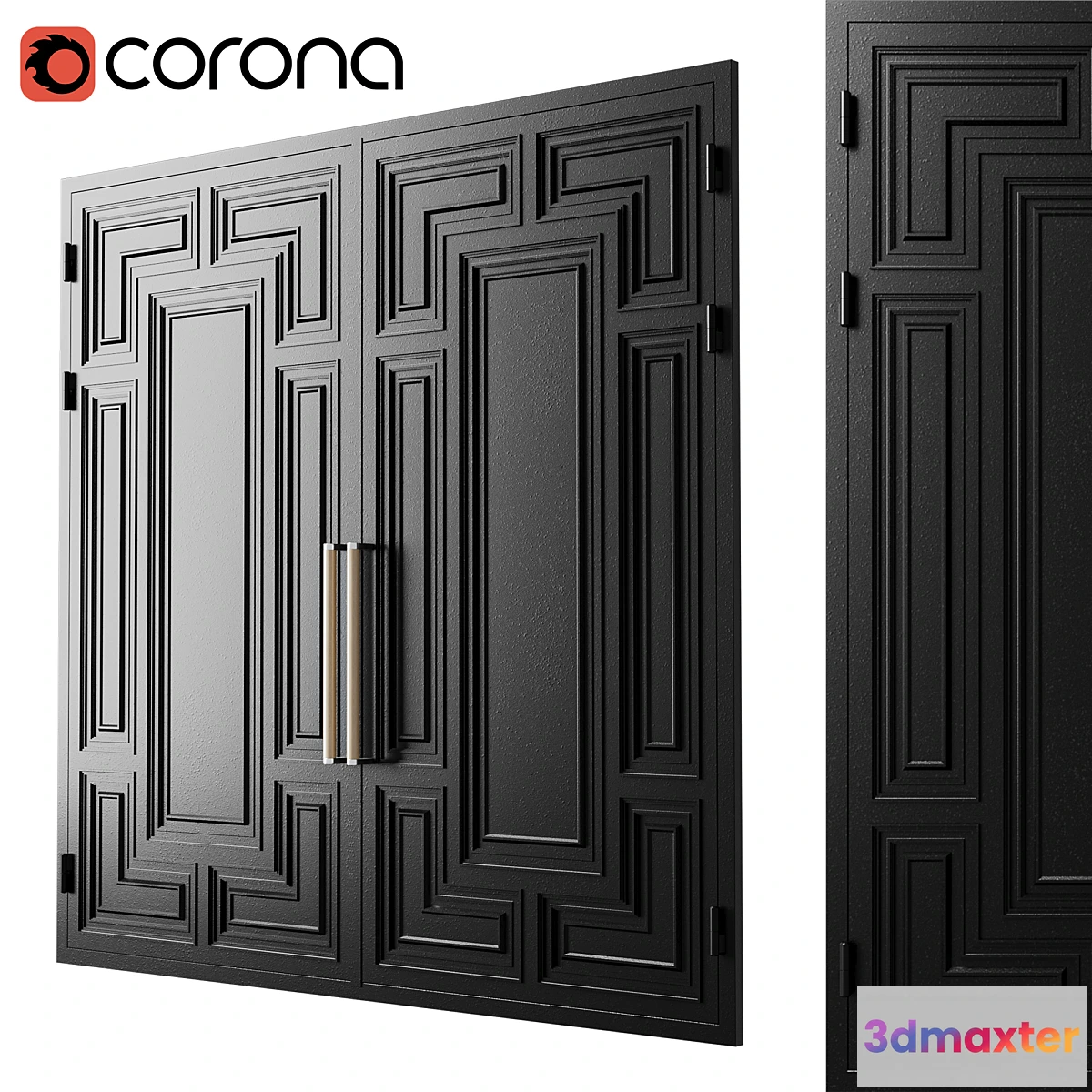 1316192 - Gate black loft 10 3D Max