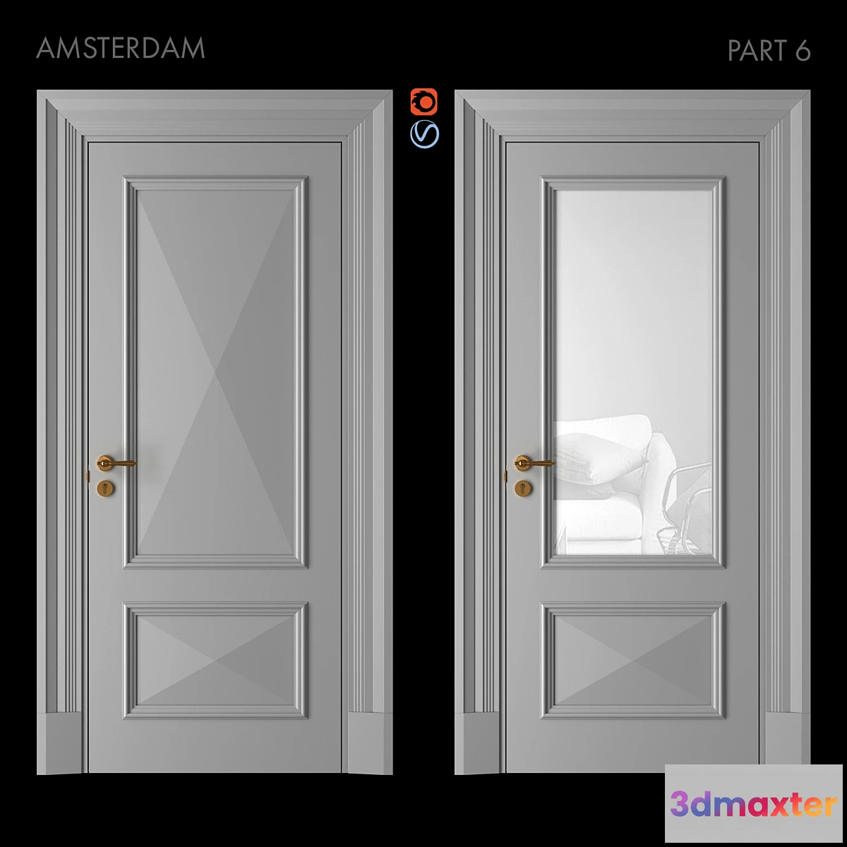 1318546 - Doors Academy AMSTERDAM part 6 3D Max