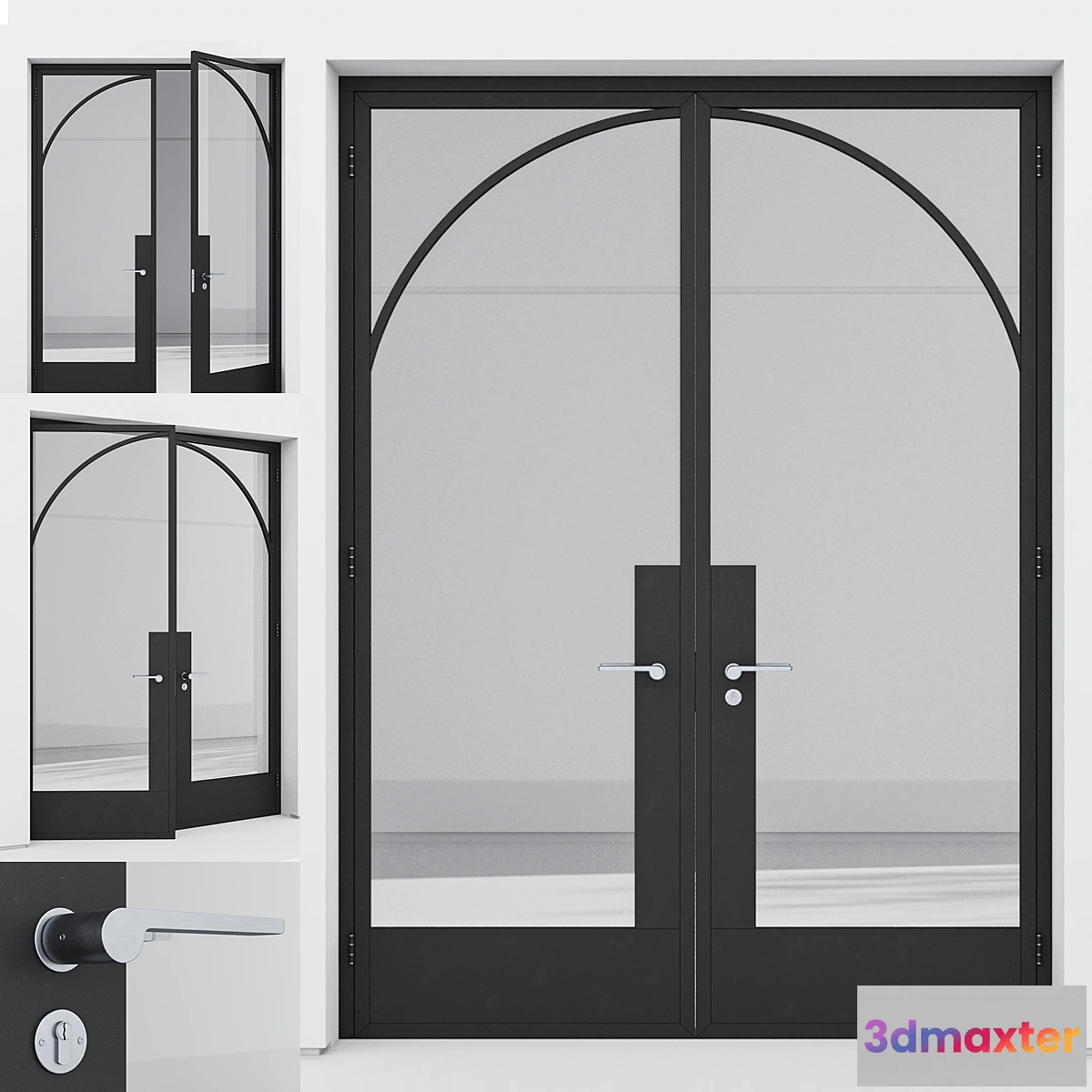 1318987 - Aluminum door 34 3D Max