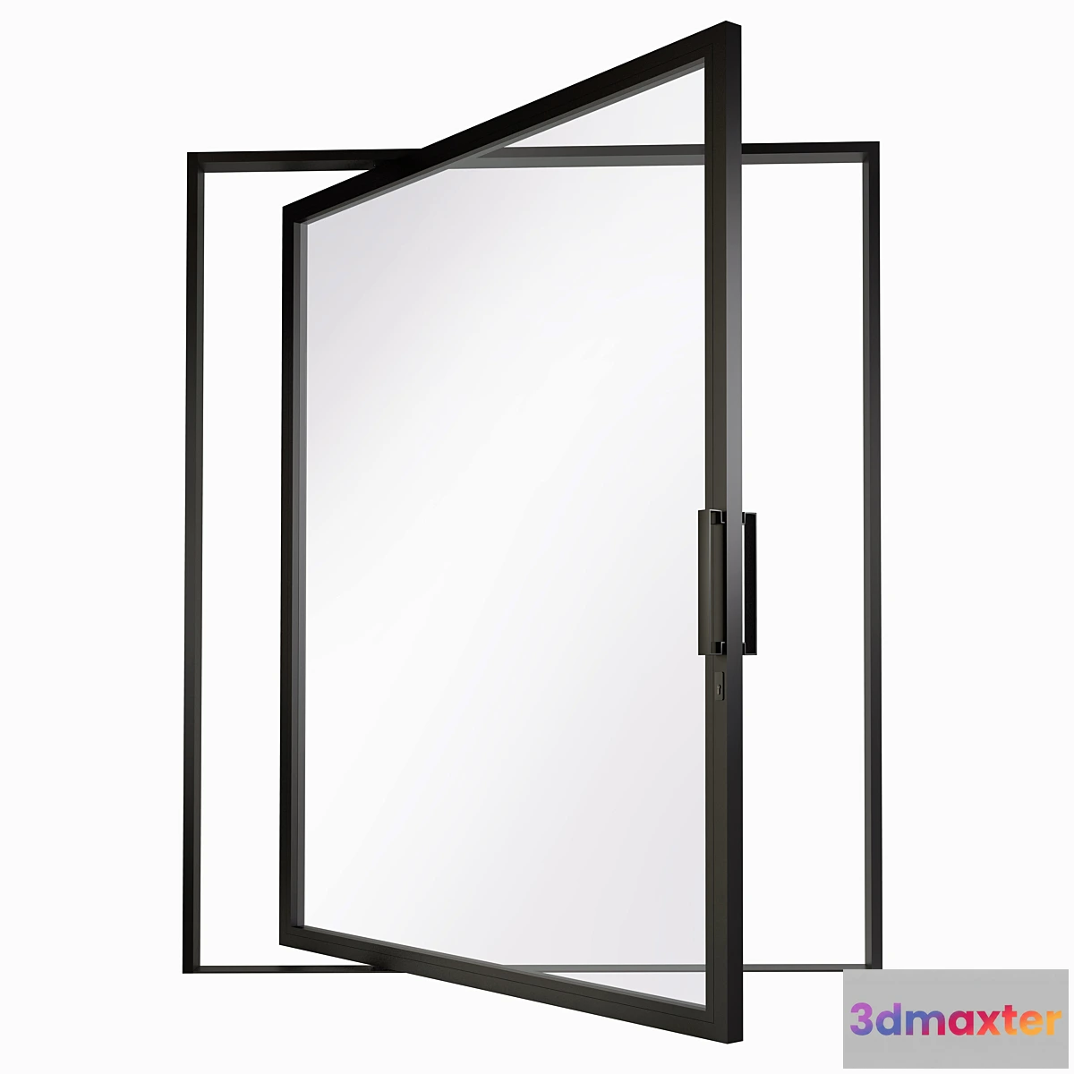 1319346 - Aluminum pivot door 3D Max