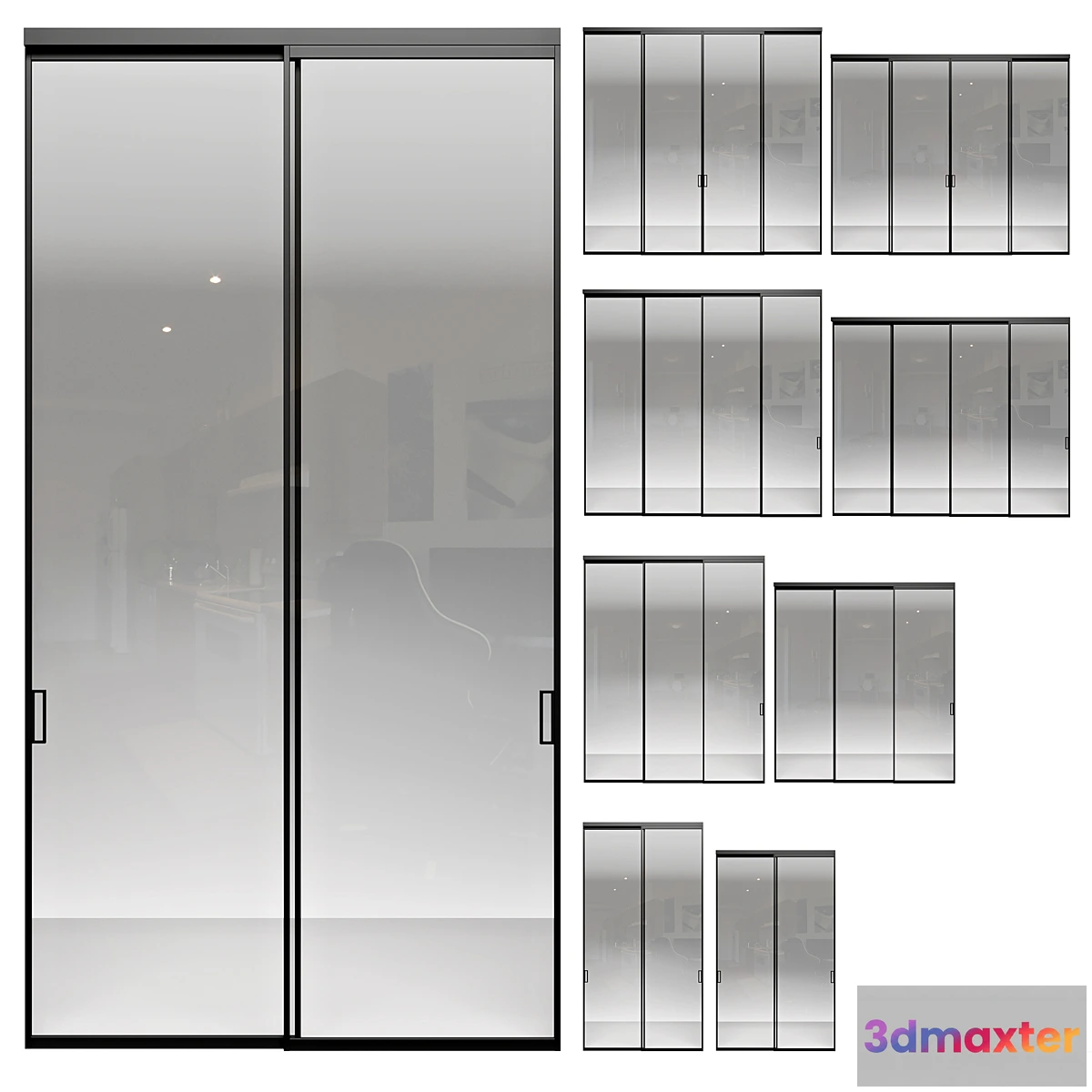 1321302 - Volhovec aluminum partitions Formato 3D Max
