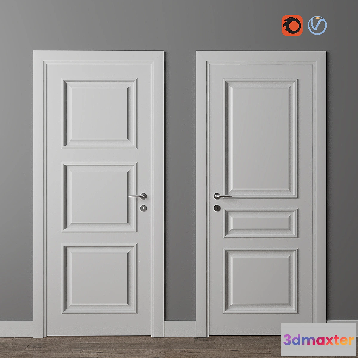 1321868 - Doors Union porte Liberty part 2 - No.2 3D Max