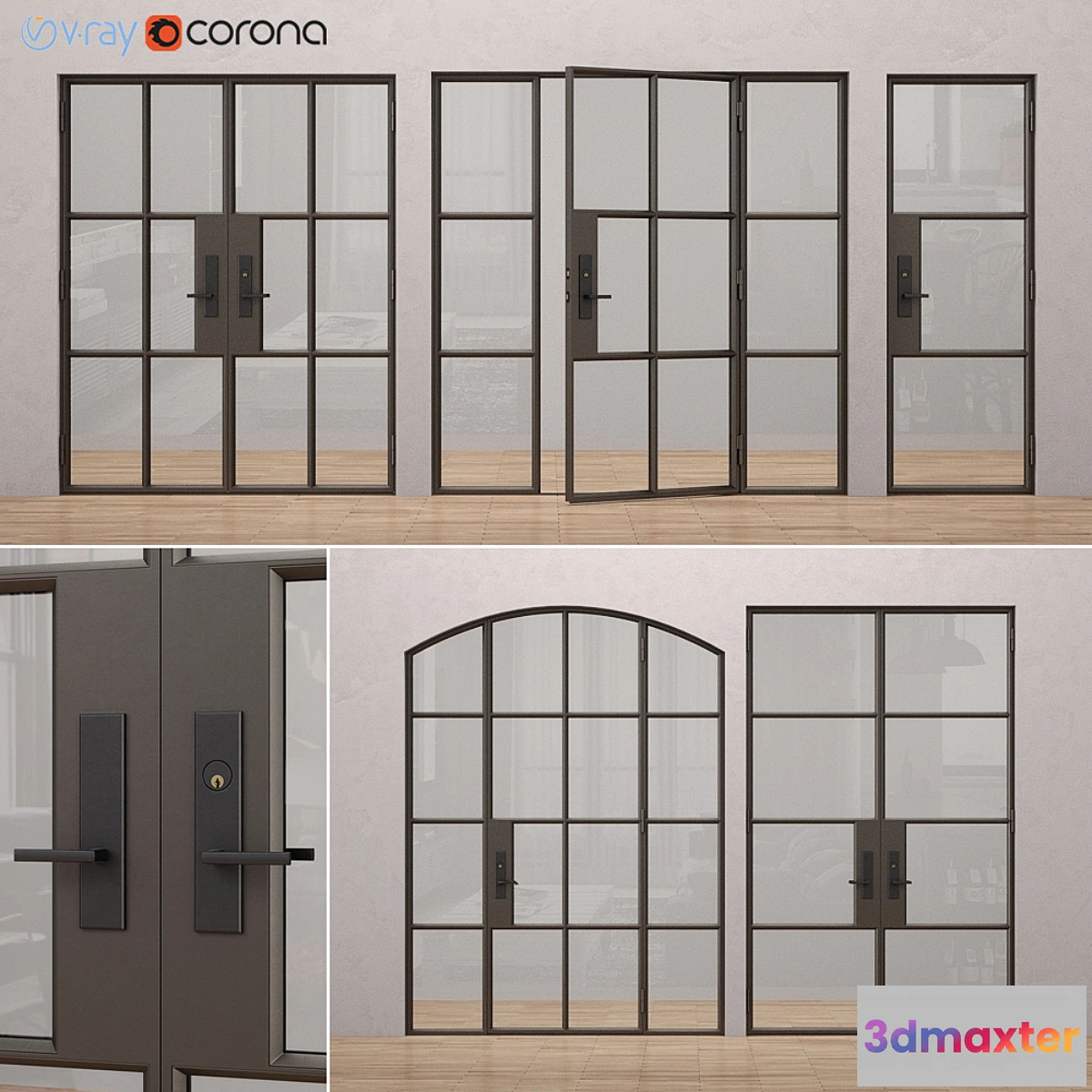 1324781 - Steel doors Rehme 3 3D Max