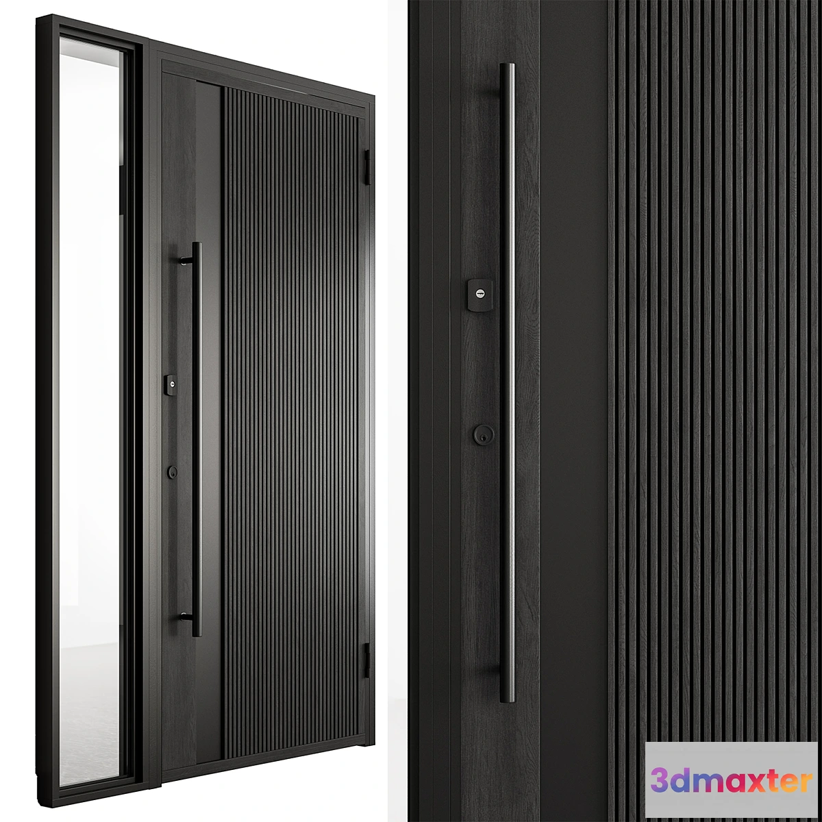 1326766 - Wooden Front Door - Set 91 - No.2 3D Max