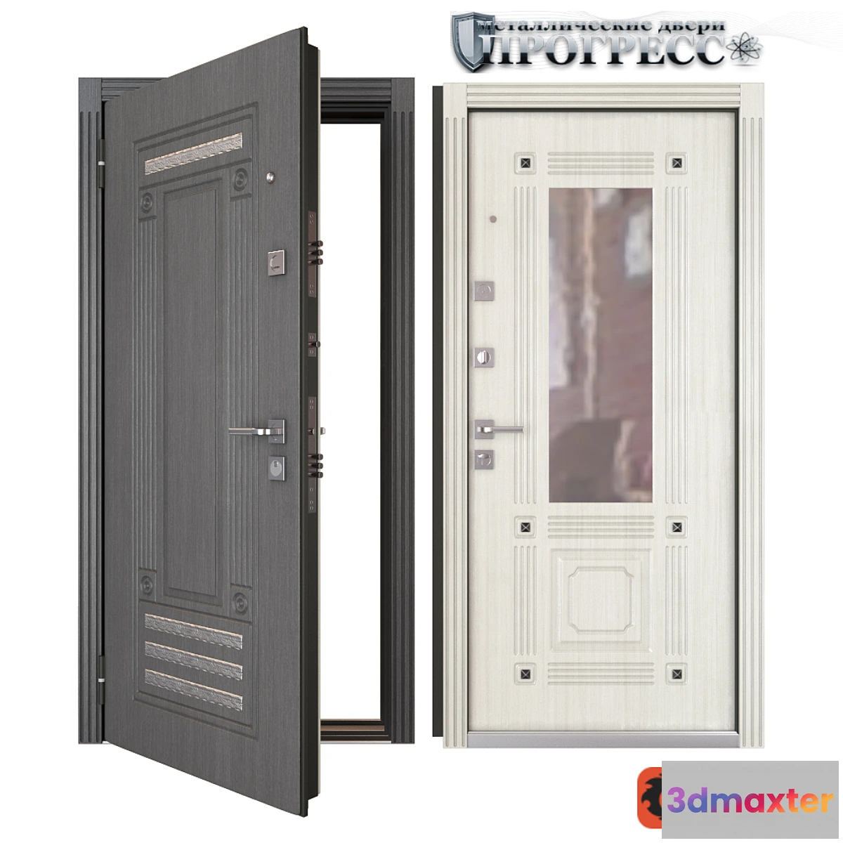 1326991 - Entrance metal door Progress (Valencia) 3D Max