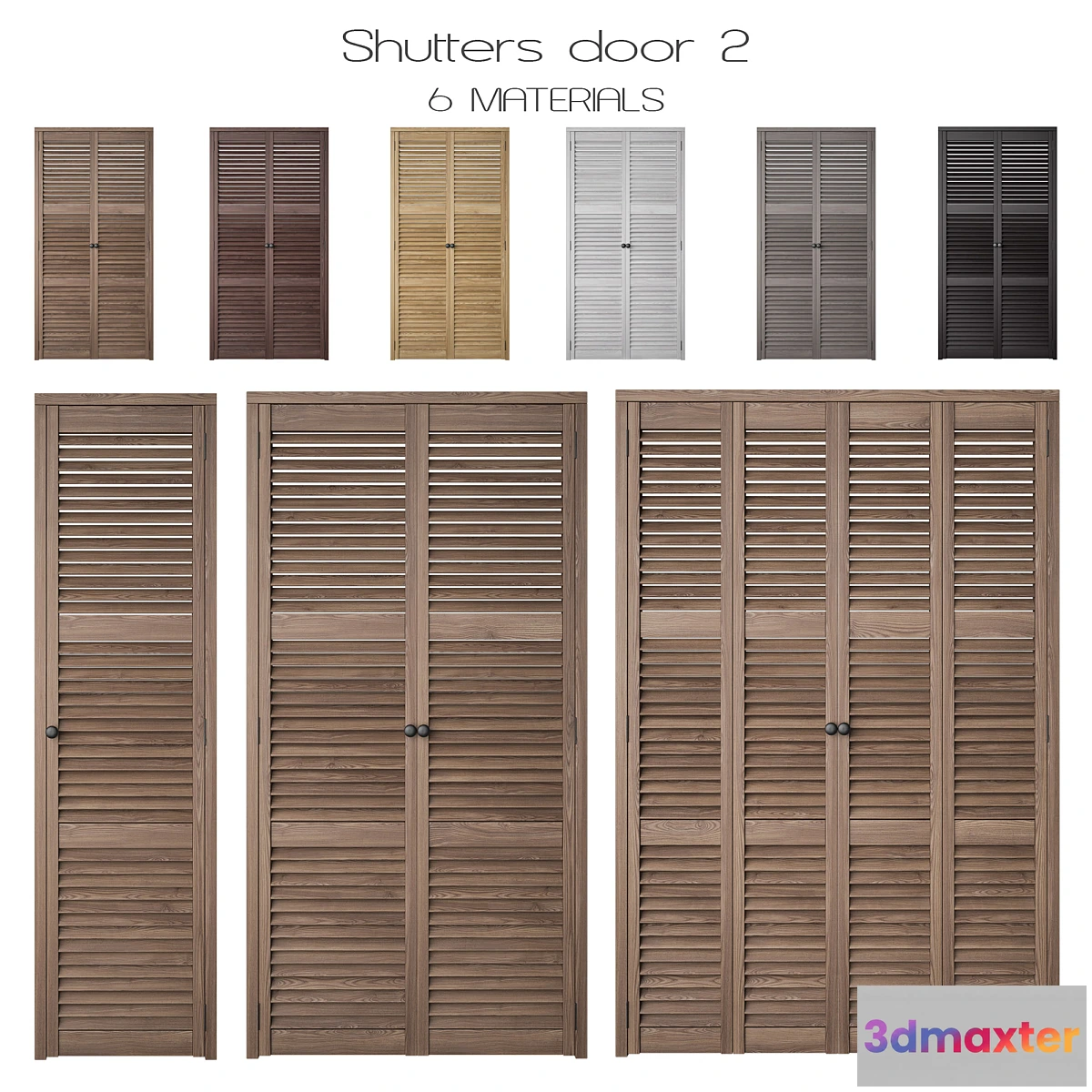 1328394 - Shutters Door 2 3D Max