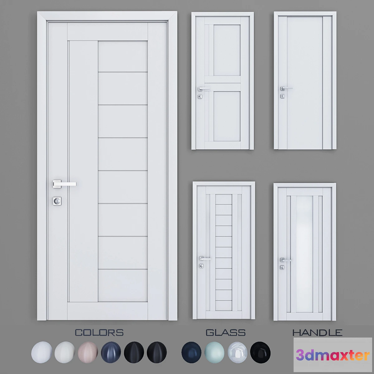 1341312 - Profil Doors U set 2 - No.2 3D Max