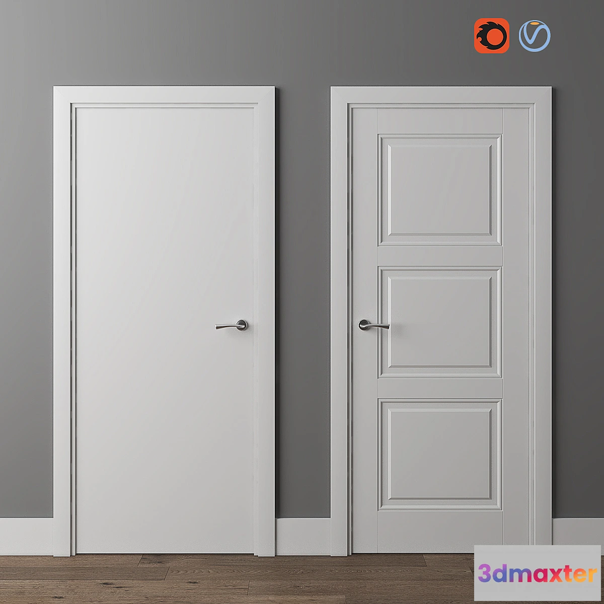 1346153 - Doors Union Riviera p (flat) and 126p 3D Max