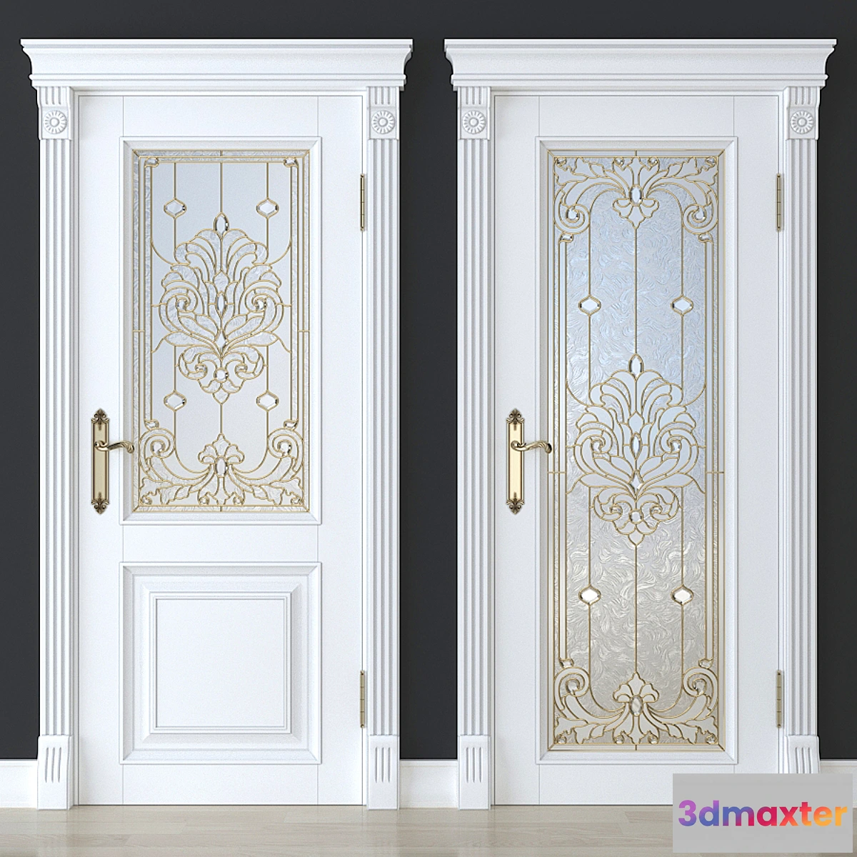 1349753 - Stained glass door 3D Max