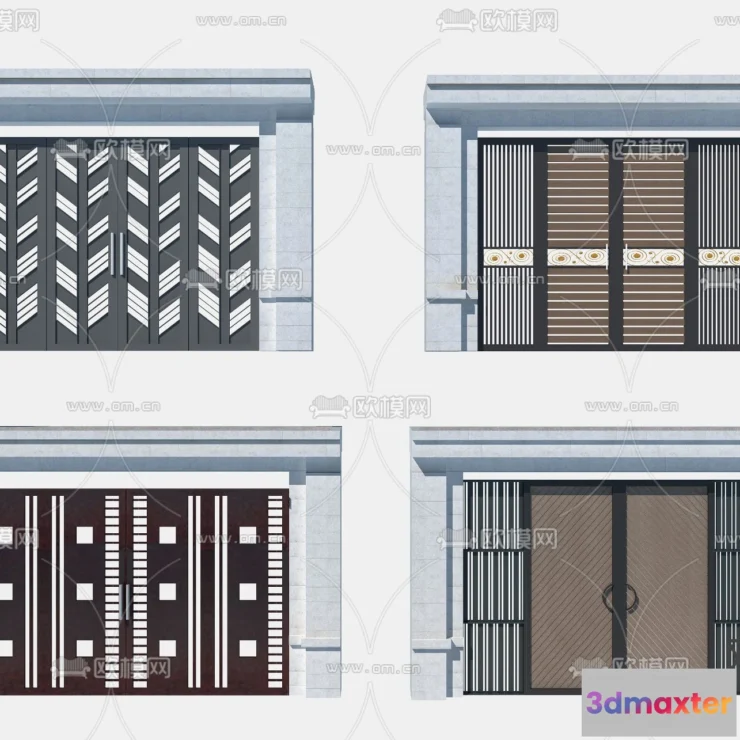 1386185 - Gate 3D Models for Villas - Architecture 3D - 005 3D Max