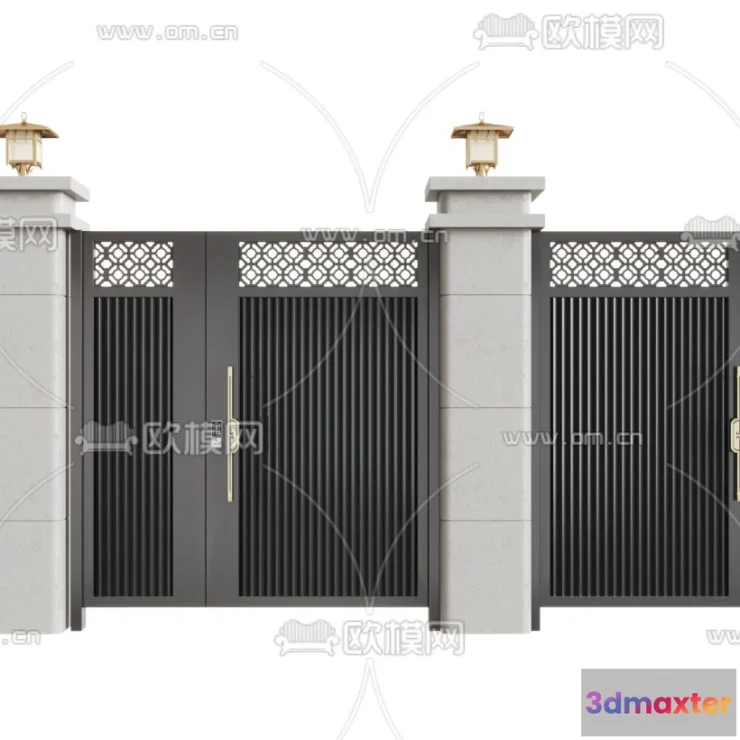 1386388 - Gate 3D Models for Villas - Architecture 3D - 008 3D Max