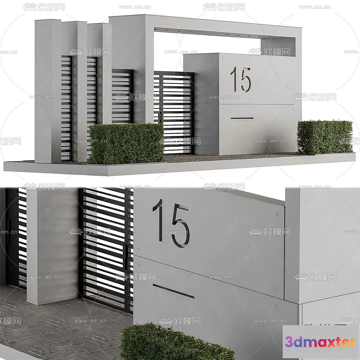 1386715 - Gate 3D Models for Villas - Architecture 3D - 013 3D Max