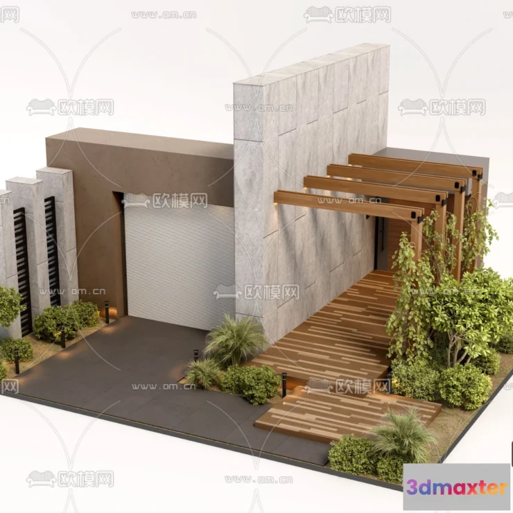 1387164 - Gate 3D Models for Villas - Architecture 3D - 020 3D Max