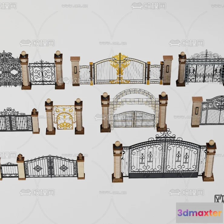 1387423 - Gate 3D Models for Villas - Architecture 3D - 024 3D Max