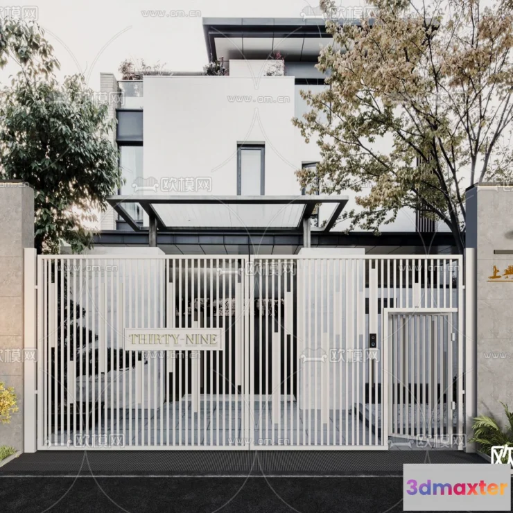 1387486 - Gate 3D Models for Villas - Architecture 3D - 025 3D Max