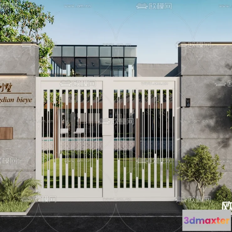 1387559 - Gate 3D Models for Villas - Architecture 3D - 026 3D Max