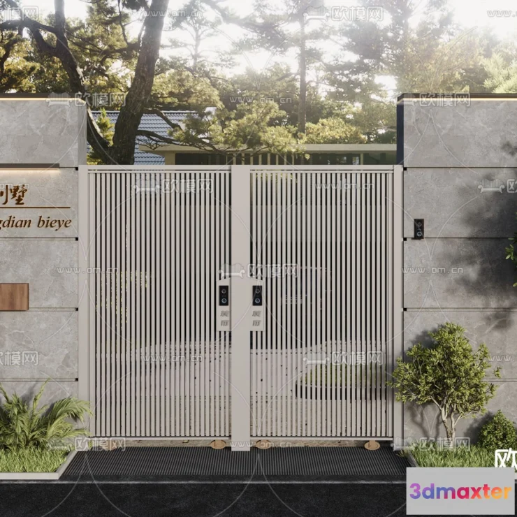 1387683 - Gate 3D Models for Villas - Architecture 3D - 028 3D Max