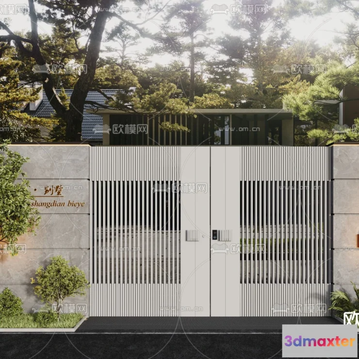 1387822 - Gate 3D Models for Villas - Architecture 3D - 030 3D Max