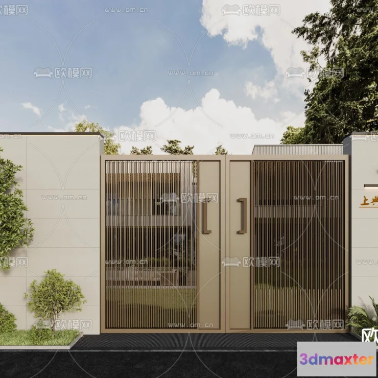 1388015 - Gate 3D Models for Villas - Architecture 3D - 033 3D Max