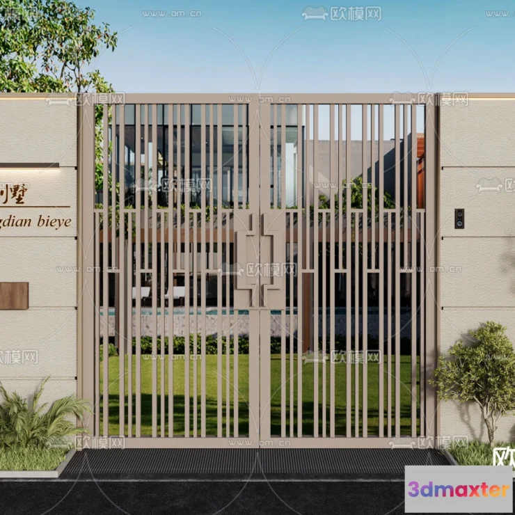 1388081 - Gate 3D Models for Villas - Architecture 3D - 034 3D Max