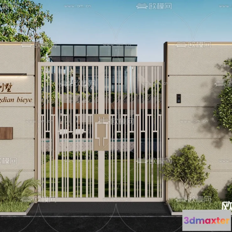 1388332 - Gate 3D Models for Villas - Architecture 3D - 038 3D Max