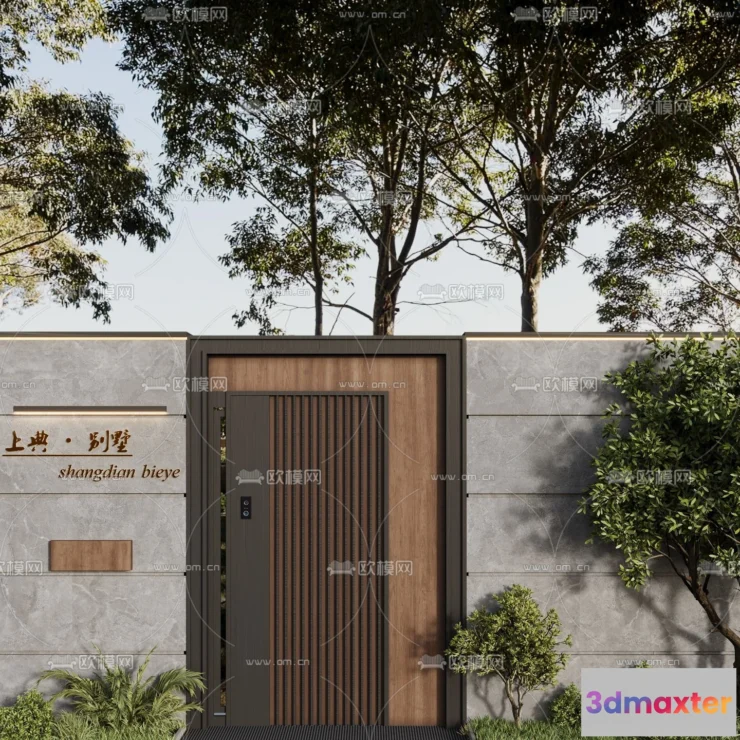 1388463 - Gate 3D Models for Villas - Architecture 3D - 040 3D Max