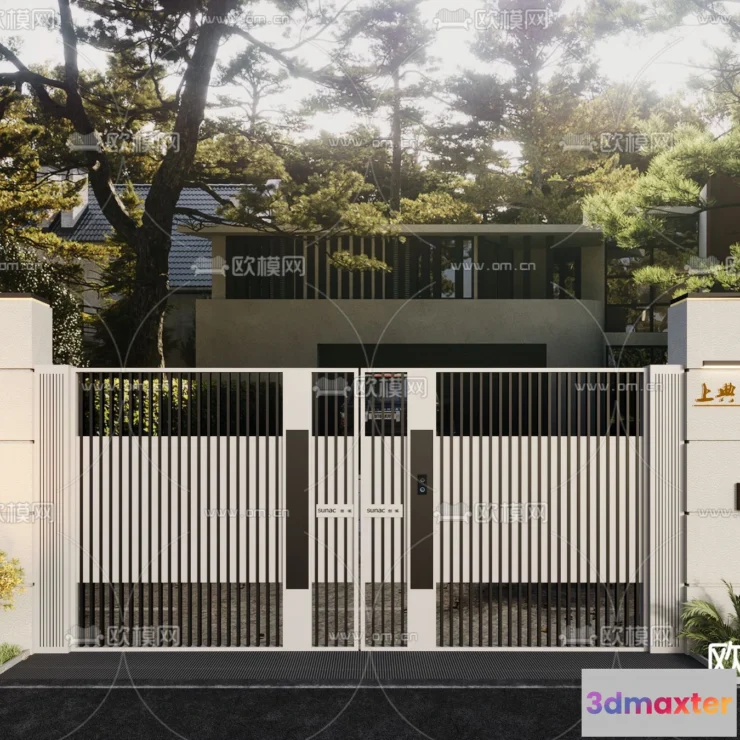 1388579 - Gate 3D Models for Villas - Architecture 3D - 042 3D Max