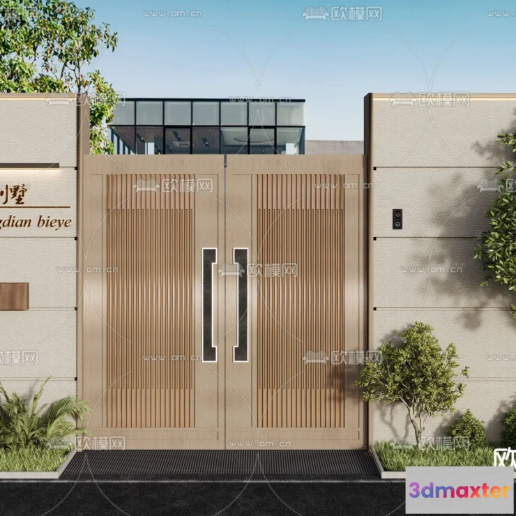 1388778 - Gate 3D Models for Villas - Architecture 3D - 045 3D Max