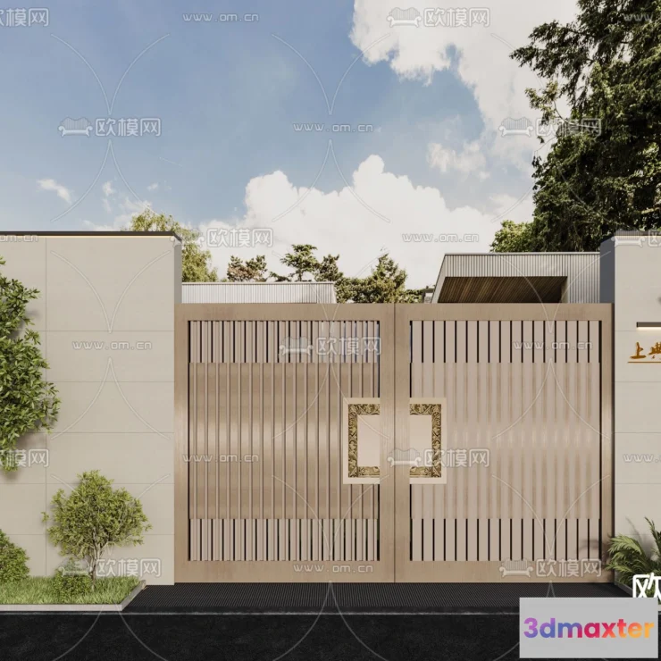 1388851 - Gate 3D Models for Villas - Architecture 3D - 046 3D Max