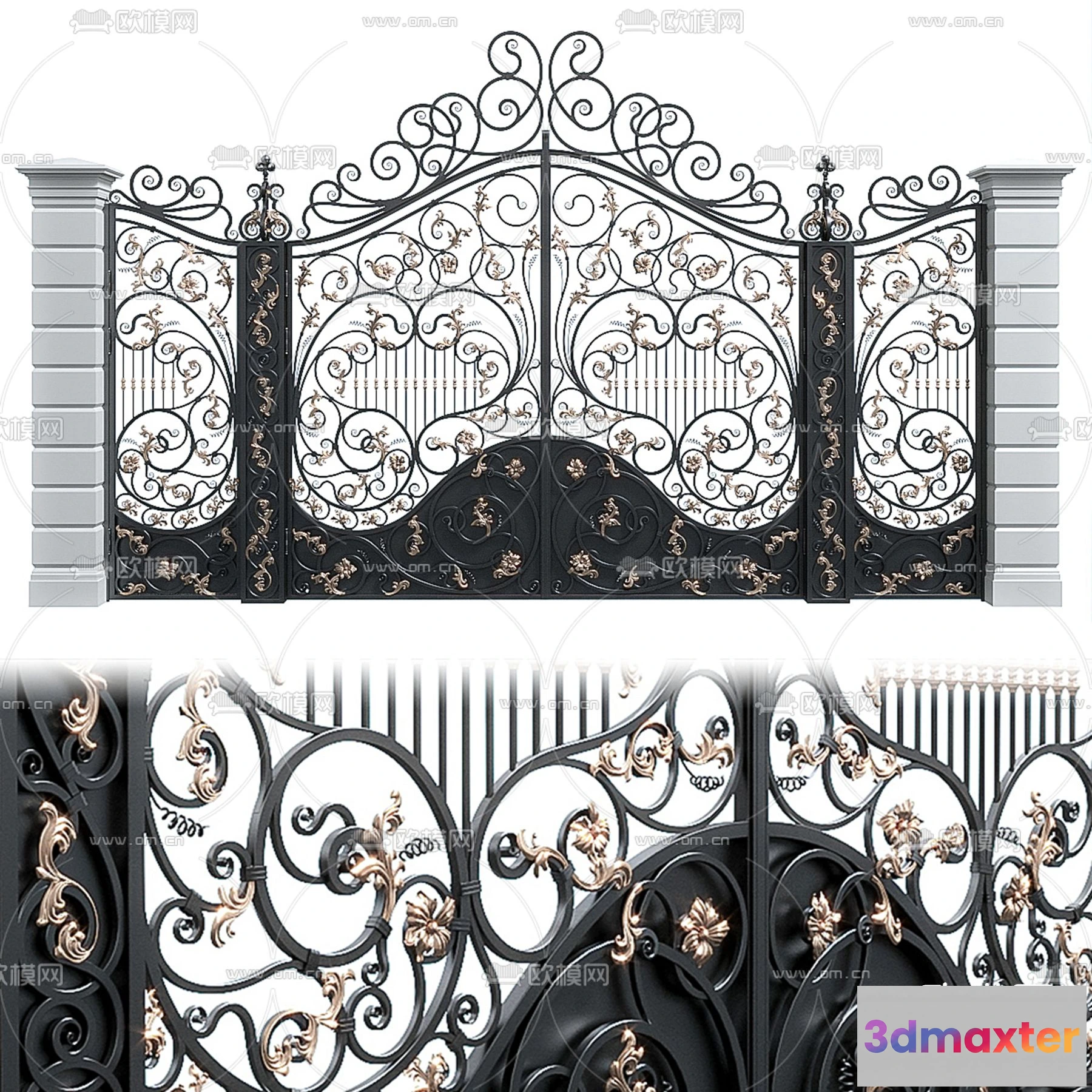 1389172 - Gate 3D Models for Villas - Architecture 3D - 051 3D Max