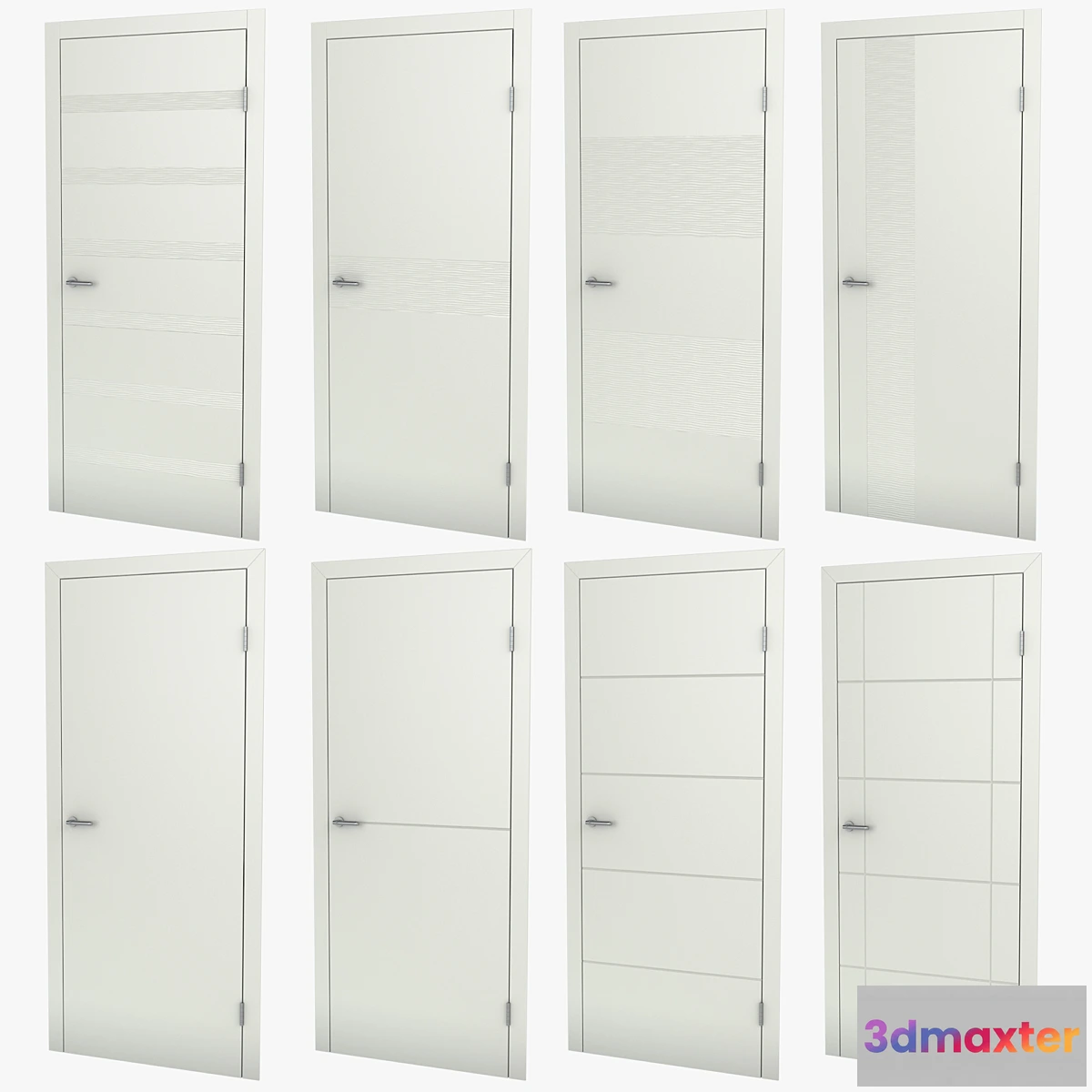 1392124 - Modern interior doors 01 3D Max