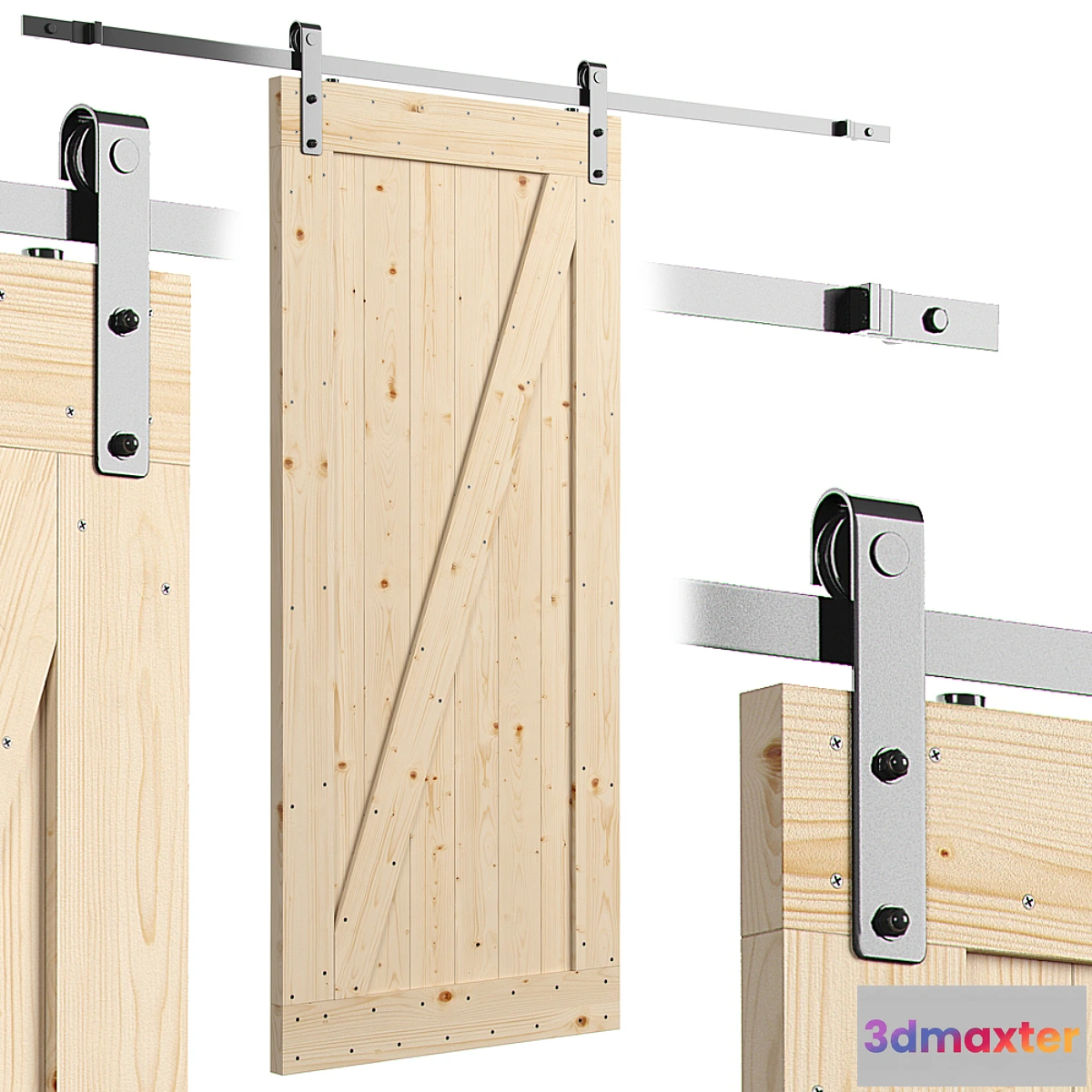 1399050 - Barn door 2 in 1 3D Max