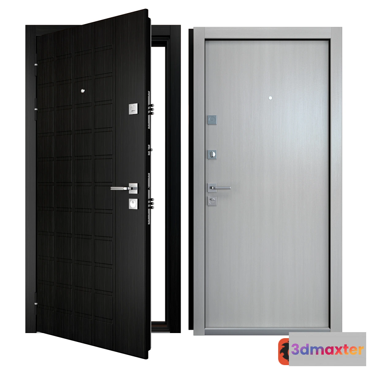 1399664 - Entrance metal door Grid (Zimen) 3D Max