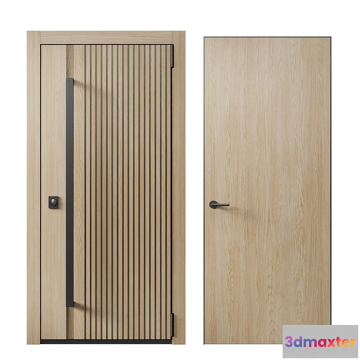 1400154 - Entrance door and concealed door 08 3D Max