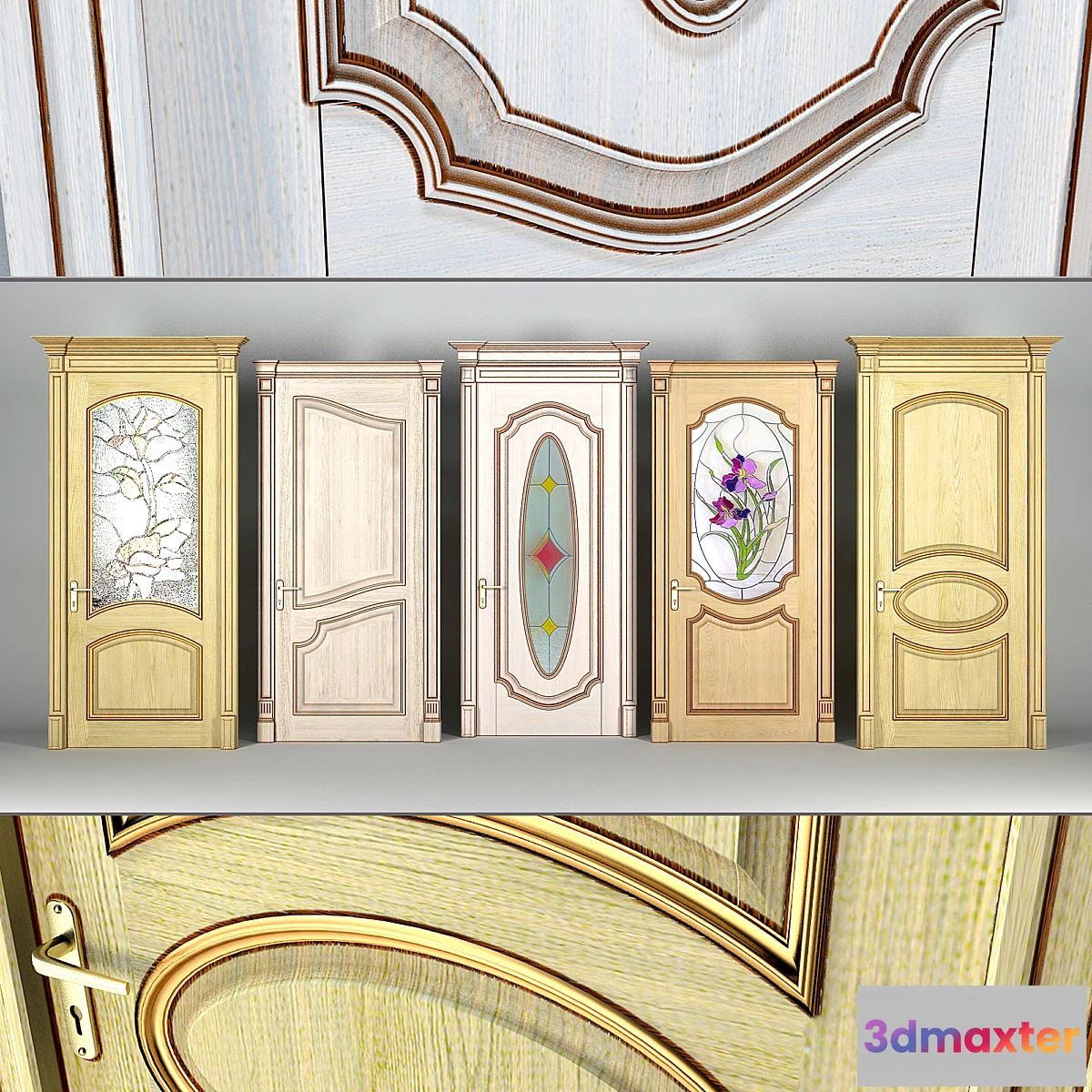 1404680 - doors 3D Max