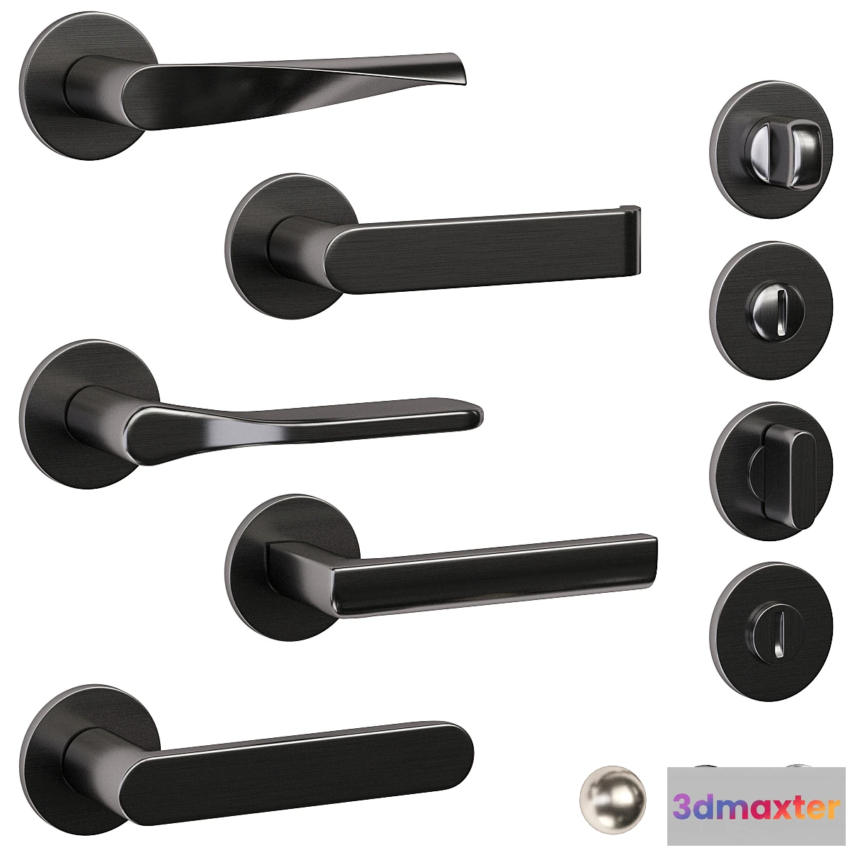 1405184 - Door handles Olivari 3D Max