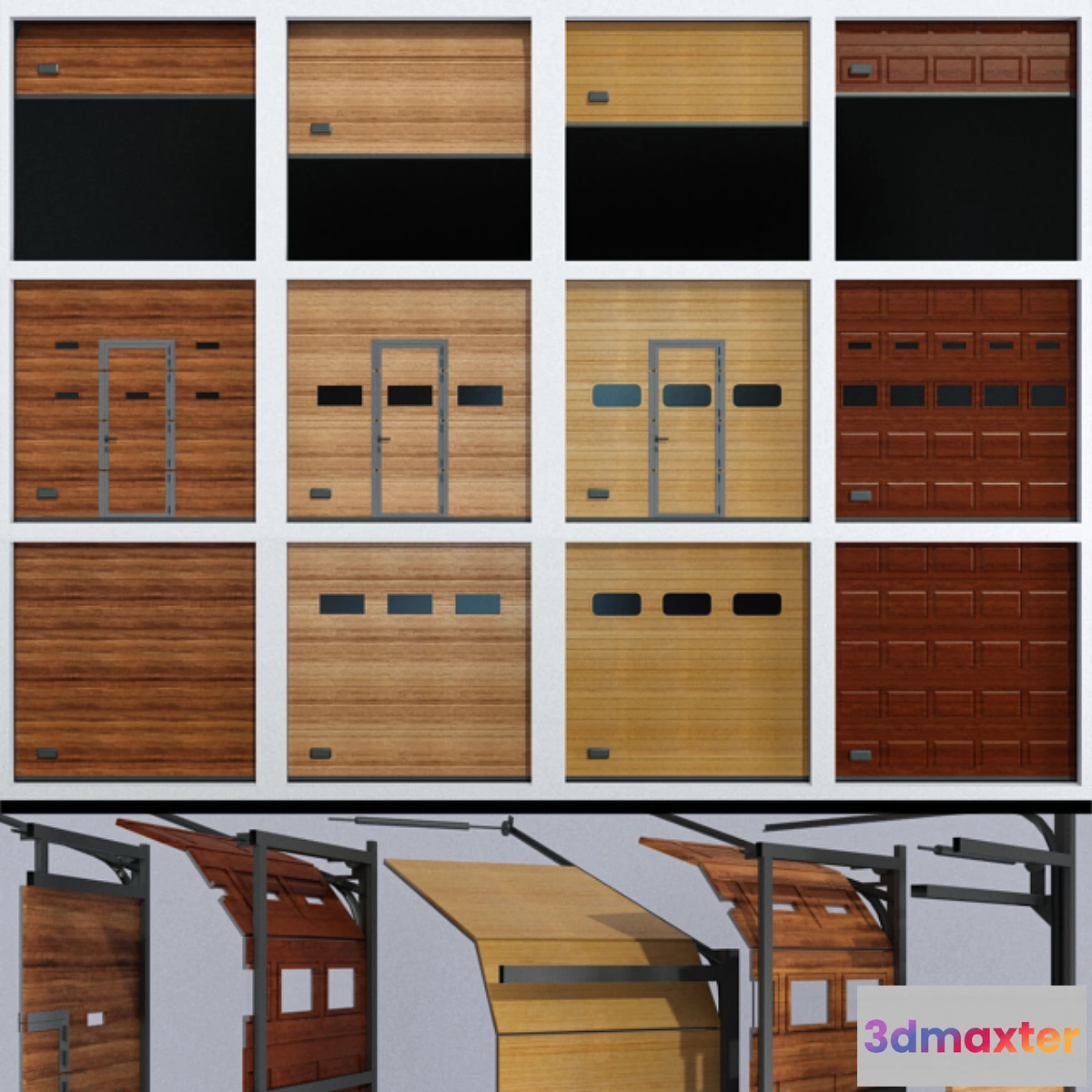 1405270 - Gates for garage or warehouse 3D Max