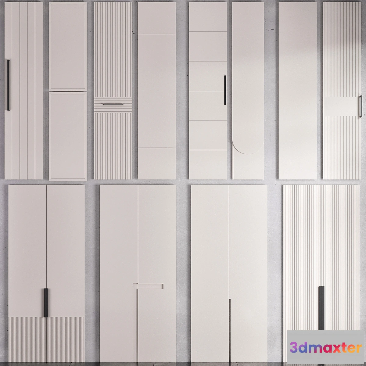 1411590 - WARDROBE DOOR COLLECTION NO1 3D Max